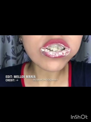 Chalk eating with paste 😋