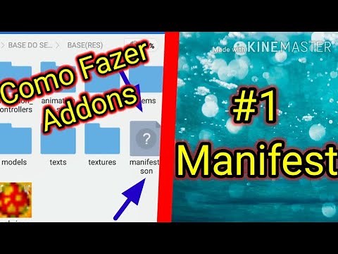 Como fazer Addons #1 Arquivo Manifest para o Minecraft