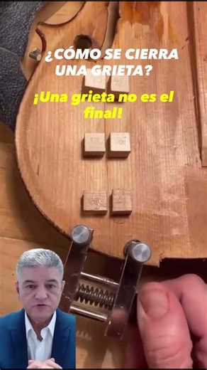 🪵 ¿CÓMO SE CIERRA UNA GRIETA?\n\nUn método simple y seguro puede salvar la tapa de un violín: presión…