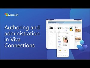 Authoring and administration in Viva Connections