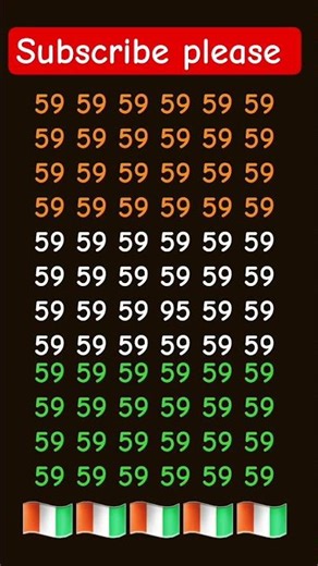 59 ke bhid me 95 ko dhundo #shorts #gk #quiz #mind game