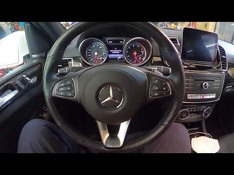 2018 Mercedes Benz GLS 450 How To Retract The Electric Rear Parking Brake