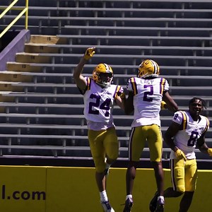 18K views · 798 reactions | Practice 15 of 15 A strong way to end the spring and continue laying the foundation. | LSU Football | Facebook