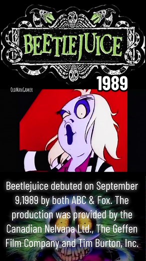 Beetlejuice is an animated television series that ran from September 9, 1989, to October 26, 1991, on ABC, and on Fox from September 9, 1991, to December 6, 1991. Loosely based on the 1988 film of the same name, it was developed by the film's director Tim Burton who also served as an executive producer. The animated series focuses on the life of Goth girl Lydia Deetz and her undead friend Beetlejuice as they explore The Neitherworld, a ghoulish wacky monster supernaturalistic realm inhabited by