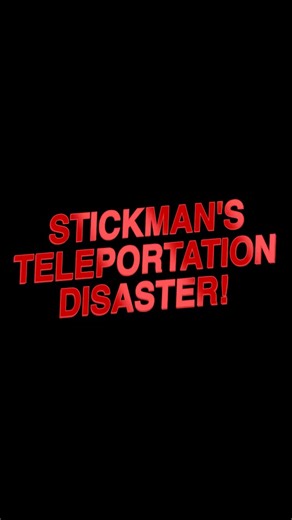 Stickman's teleportation disaster! #shorts #flipaclip #stickman #animation #funny