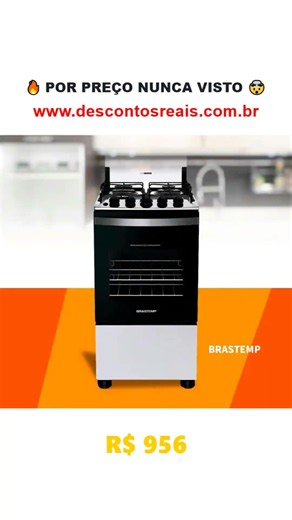 Fogão 4 Bocas Brastemp Branco BFO4NBB