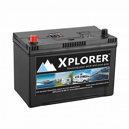 12V 110AH Xplorer™ Leisure battery (679) - Alpha Batteries