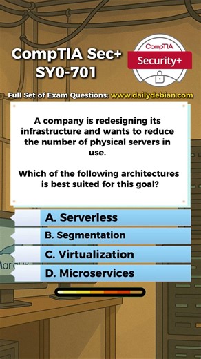 CompTIA Security+ (SY0-701) Exam-Style Practice Question 2026