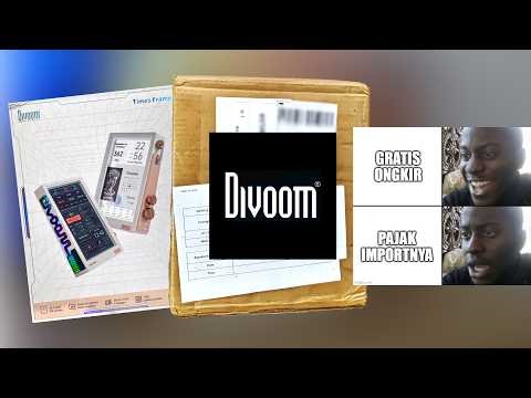Import Gadget Divoom Times Frame ke Indonesia: Lebih Murah 1 Juta!