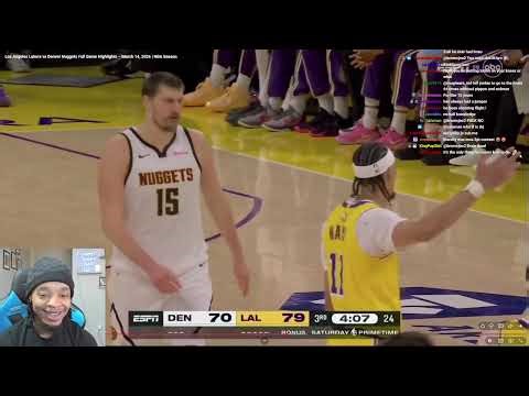 FlightReacts To NUGGETS at LAKERS | FULL GAME HIGHLIGHTS | March 14, 2026!