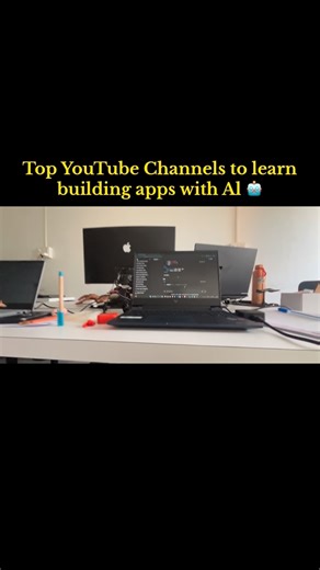 coder.in on Instagram: "🚀 Top YouTube Channels to Build Apps with AI (Vibe Coding 🔥) Want to build real apps using AI, not just watch theory? These YouTube channels teach Vibe Coding — fast, practical, and future-ready 💡🤖 Perfect for: ✅ AI App Development ✅ No-code / Low-code + AI ✅ Startup Projects ✅ Hackathons & Portfolios If you want the full curated list of channels, 💬 Comment “Link ” and I’ll send it straight to your DM. 📌 Save this reel — this is how modern apps are built. #VibeCodin