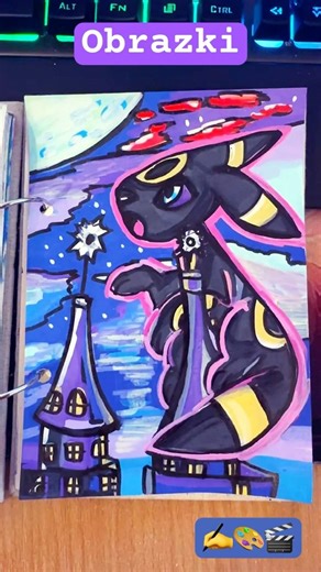 Moonbreon i inne postacie w moim stylu ✍️🎬