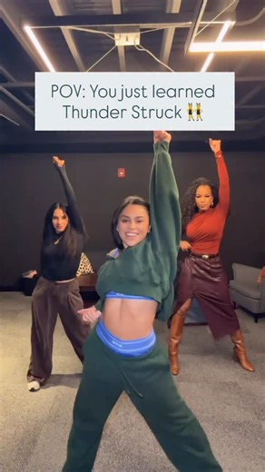 MJ Acosta-Ruiz on Instagram: "At this point I’m begging Kelly & Judy to put us in. 🙋🏽‍♀️ @dccheerleaders @kellifinglass @dcc_judy Thank you @tyranicolet_ for our mini post show dance session 😅 @christinabarras WERK! #dcc #thunderstruck #nflcheerleaders"