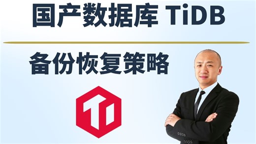 【赵渝强老师】TiDB的备份恢复策略