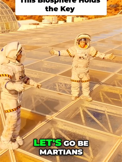 Living on Mars, Inside Earth's First Martian Biosphere! #clips #mrbeast #trending #fyp #mrbeastchallenge