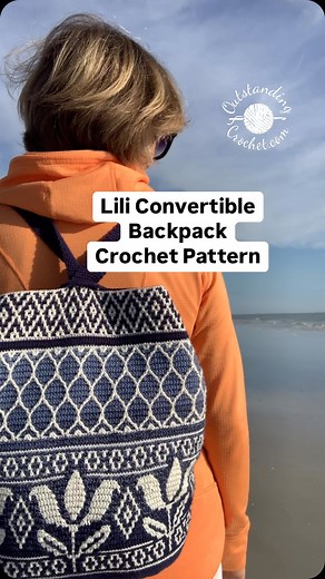 6.6K views · 123 reactions | ✨Lili Backpack Crochet Pattern✨ Watch it magically transform into a tote! ✨ Pattern link in bio → Bags page. 臨 @scheepjes Whirl On a perfect day like this, Lili comes along for the morning walk! ‍♀️ #outstandingcrochet #crochetbackpack #crochetbagpatterns #crochetbag #crochet #crocheting #mosaiccrochet #overlaymosaiccrochet #scheepjeswhirl | Outstanding Crochet | Facebook
