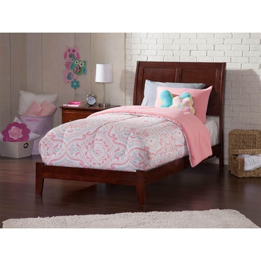 Reviews for AFI Portland Walnut Brown Solid Wood Frame Twin Panel Bed | Pg 1 - The Home Depot