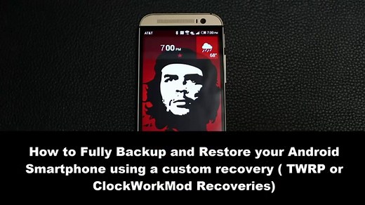 How to Backup & Restore your Android Smartphone using a Custom Recovery