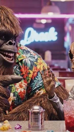 #funny big foot and an alien saying your momma jokes