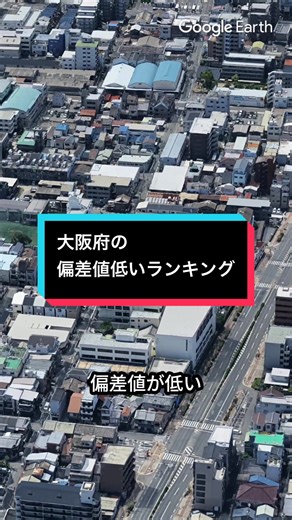 大阪府の偏差値低い高校ランキング