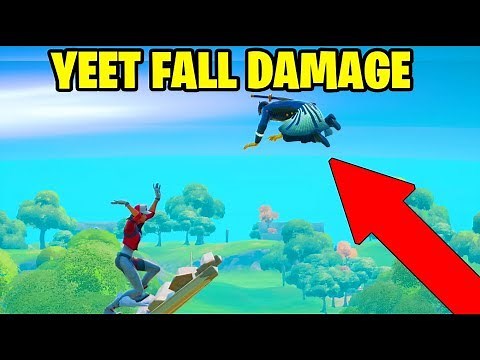 YEET AN OPPENENT AND DEAL FALL DAMAGE! (FORTNITE CHAPTER 2 SEASON 1 UNFUSED CHALLENGE!)