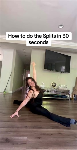 How to do Splits in 30 seconds!!! Tips!: 1. Breathe 2. Get a timer ready 3. Consistency matters #splits #howtodosplits #stretching #flexibility #flexibilitychallenge #flexibilitytest #TikTokCreatorSearchInsightsIncentive