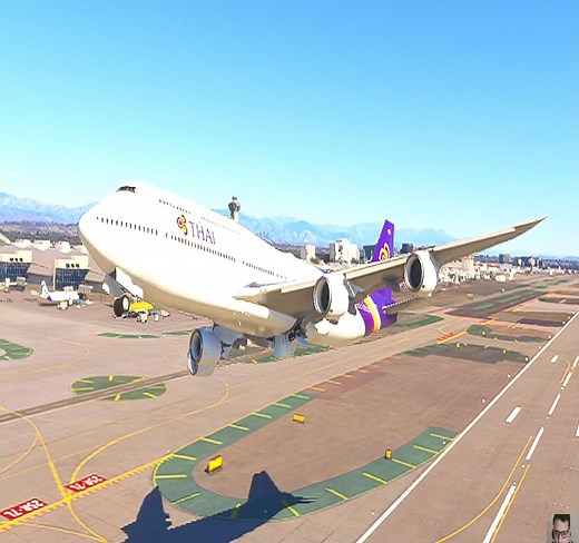 B747 Amazing takeoff, watch until the end you never seen before {4k} | Aviation Videos