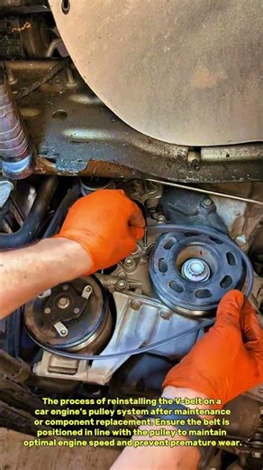 How to Reinstall a Car Engine V-BeltProperly