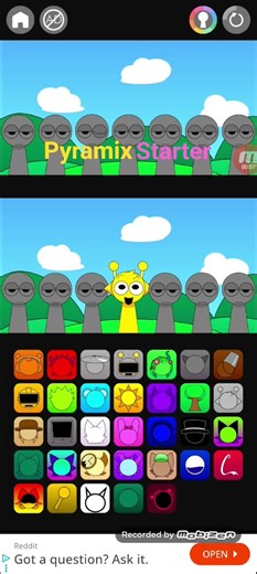 pyramix starter in duomix #sprunki #duomix