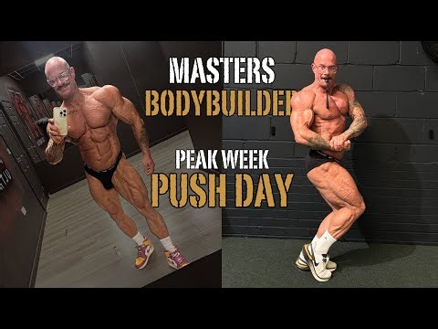 Peak Week Push Day - Masters Bodybuilder