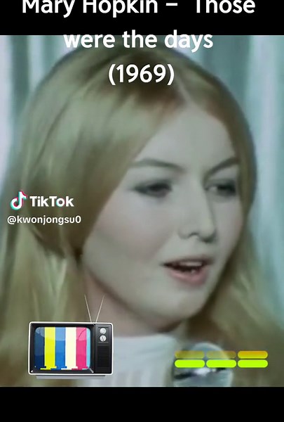 Mary Hopkin - Those Were the Days (1969) Performance