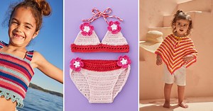 15 patrons pour crocheter des vêtements pour enfants