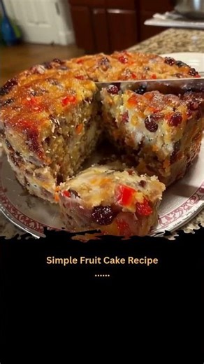 Easy Fruit Cake Recipe