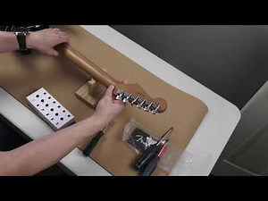How to Install Fender Stratocaster Standard Tuning Machines