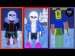 UnderFell Sans / Weak Dust Sans / BloxTale: Noob [Showcase] [UnderTale Randomized The Return]
