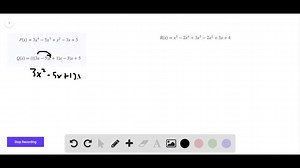 SOLVED:Polynomials can be evaluated in a nested form (also called Horner's method) that has two advantages: the nested form has significantly less computation, and it can reduce roundoff error. For p(x)=a0 a1 x a2 x^2 … an-1 x^n-1 an x^n its nested form is p(x)=a0 x(a1 x(a2 … x(an-1 x(an)) …)) Consider the polynomial p(x)=x^2 1.1 x-2.8. a) Compute p(3.5) using three-digit rounding, and three-digit chopping arithmetic. What are the absolute errors? (Note that the exact value of p(3.5) is 13.3 .) 