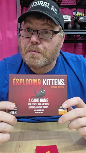 Exploding Kittens is such a fun fast paced family friendly party card game! #explodingkittens #cardgame #partygame #familygame #lol