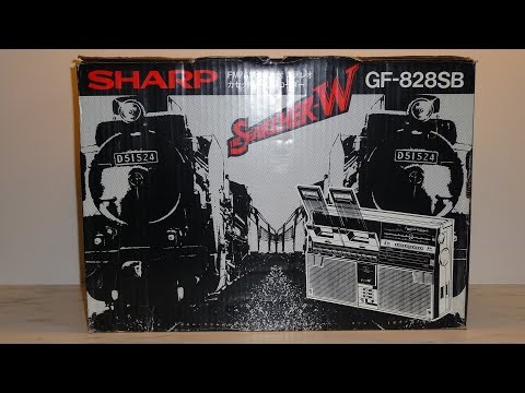 SHARP GF-828SB Stereo Radio Cassette Recorder