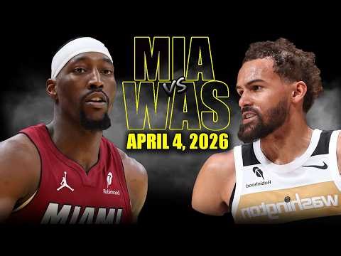 Miami Heat vs Washington Wizards Full Game Highlights – April 4, 2026 | NBA Season