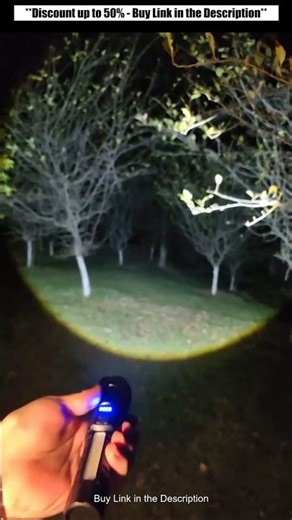 High Power Laser LED Flashlight