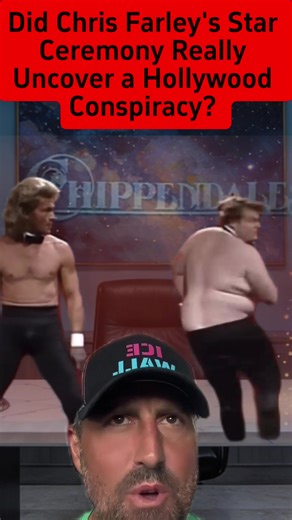 Did Chris Farley's Star Ceremony Really Uncover a Hollywood Conspiracy? 🤔✨ #ChrisFarley #HollywoodSecrets #entertainment #viral #fyp