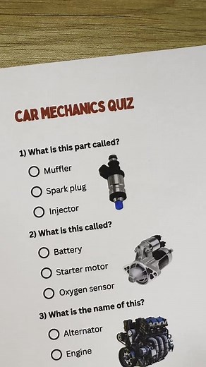 Test Your Knowledge: Car Mechanics Quiz for Enthusiasts