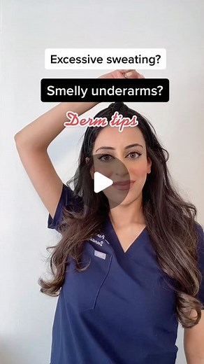 Dr Aamna Adel on Instagram: "Excessive sweating or smelly armpits? 👃 Excessive sweating can be a sign of an underlying issue so be sure to speak to your doctor if you’re concerned. Here are some general tips to help you manage 😊 ✅ Apply antiperspirant at night to dry skin ➡️ A study by the BJD (British Journal of Dermatology) found that if you apply antiperspirant at night it’s more effective at keeping you dry during the day ➡️ You sweat a lot less during the night which improve