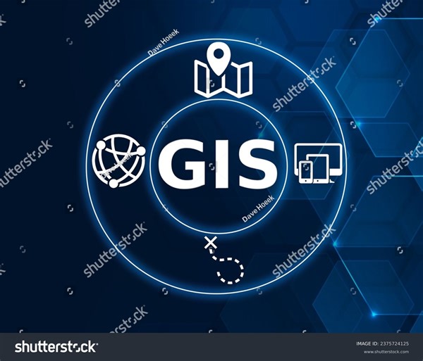 Gis Acronym Geographical Information System Concept Stock Illustration 2375724125 | Shutterstock