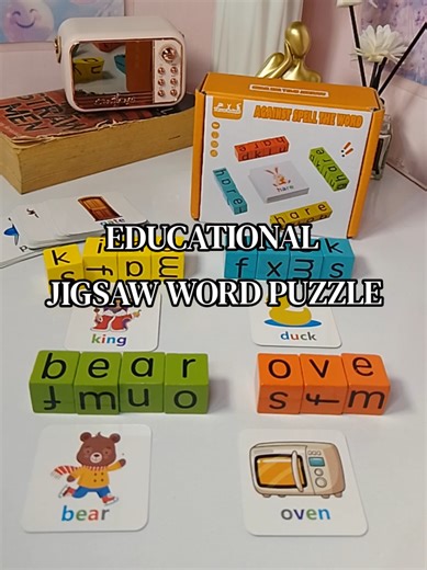 Educational Jigsaw Word Puzzle for Kids