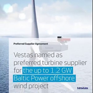 Vestas selected as preferred supplier for the 1.2 GW Baltic Power Offshore Wind Project in Poland Baltic Power Sp. z o. o., a joint venture between PKN ORLEN S.A. and Northland Power Inc., has chosen Vestas as the preferred turbine supplier for the 1.2 GW Baltic Power Offshore Wind Project in Poland. Vestas will provide 76 V236-15.0 MW turbines for the project which is located 23 kilometres off the coast of the Polish Baltic Sea shoreline, near Łeba. Once completed, this will be the largest wind