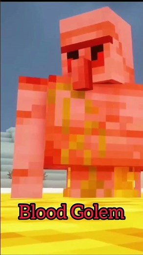 Story Of Bloood Golem In Minecraft 😰 ,