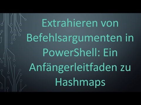 Extrahieren von Befehlsargumenten in PowerShell: Ein Anfängerleitfaden zu Hashmaps