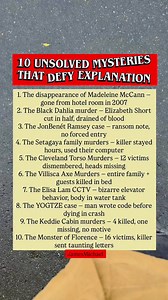 326 reactions · 114 shares | 10 cases. Zero answers. ️‍♂️ These stories defy logic and continue to haunt investigators decades later. Which one do you want a deep dive on next?  #Unsolved #TrueCrimeDaily #CreepyFacts #Mystery #HistorySecrets | James Michael | Facebook