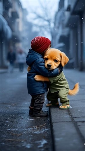 ठंड में कांपता Puppy… फिर जो हुआ दिल छू लेगा 😢🐶